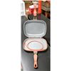 DIAMOND FLIP COPPER COLOR DOUBLE SIDE FRY PAN