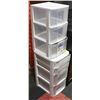 Image 1 : 2 STORAGE UNITS, 4 + 3 DRAWERS