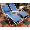 SET OF 2 ZERO GRAVITY CHAIRS