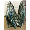 Image 1 : PAIR OF CHAISE FOLD OUT LAWN CHAIRS - USED