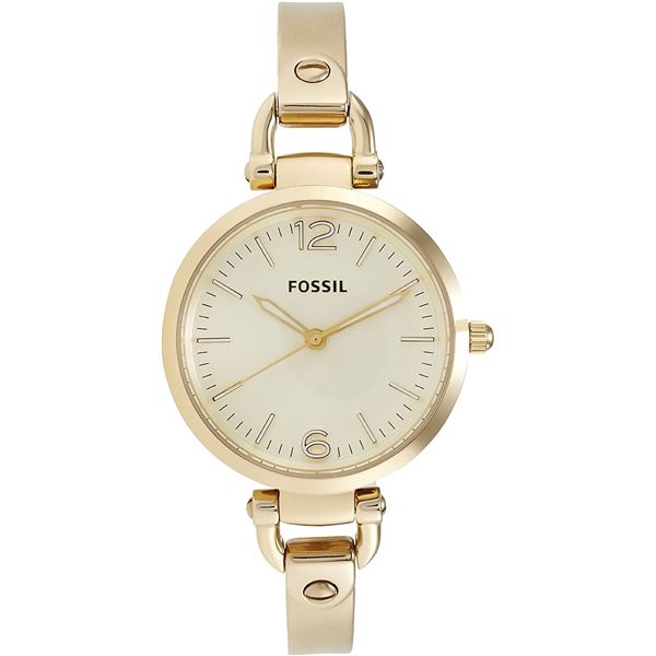 NEW FOSSIL CHAMPAGNE DIAL GOLD TONE 34MM WATCH