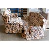 Image 1 : VINTAGE FLORAL 80" SOFA WITH 60" LOVESEAT