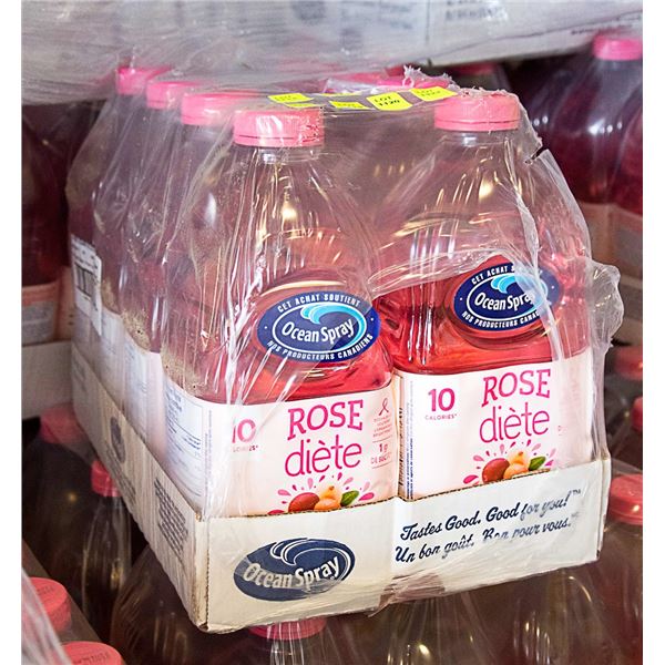 3 CASES WITH 8 - 1.89 L OF DIET PINK CRANBERRY