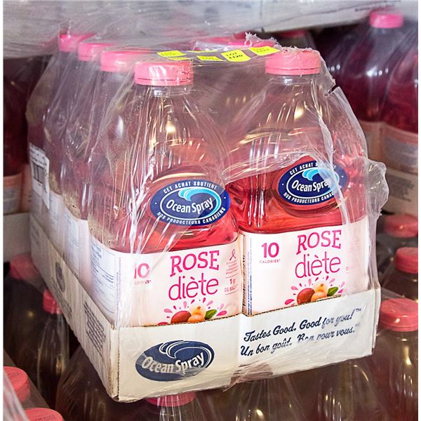 3 CASES WITH 8 - 1.89 L OF DIET PINK CRANBERRY