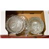 Image 1 : VINTAGE GLASS SERVING DISHES (21 PIECES)