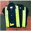 Image 1 : 2 PAIR BLUE COVERALLS S:30T W/ REFLECTOR STRIPS