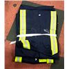 Image 1 : 3 PAIR NAVY BLUE COVERALLS S:52 W/ REFLECTOR STRIP