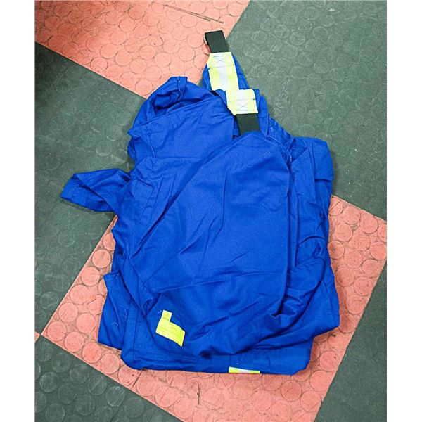 2 PAIR OF BLUE BIB COVERALLS SIZE 56R