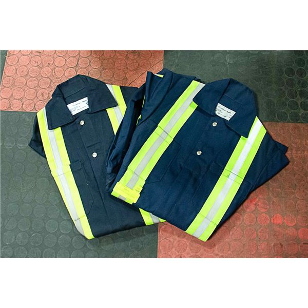 2 PAIR OF NAVY COVERALLS SIZE 30T W/