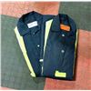 Image 1 : 2 PAIRS OF NAVY BLUE ONE PEICE COVERALLS SIZE 44T