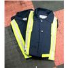 Image 1 : 2 PAIR OF NAVY COVERALLS S: 38 W/ REFLECTIVE STRIP