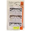 Image 1 : FOSTER GRANT READING GLASSES 3 PACK +1.25