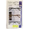 Image 1 : FOSTER GRANT READING GLASSES 3 PACK +2.50