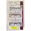 Image 1 : FOSTER GRANT LADIES READING GLASSES 3 PACK +1.50