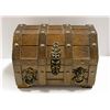 Image 1 : VINTAGE WOODEN JEWELERY TREASURE CHEST