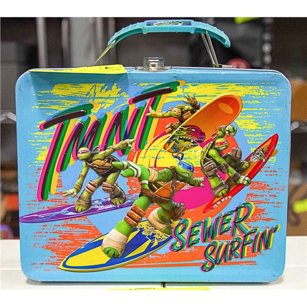 NINJA TURTLES METAL LUNCH BOX