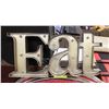 Image 1 : STUDIO DECORE LIGHT UP EAT SIGN,ALL BULBS WORK,