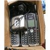 Image 1 : LOT OF 5 V-TECH PHONES W/ MAIN BASE & CHARGERS