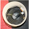 Image 1 : LOT OF 90' ROOF HEAT TRACE CABLE W/ CLIPS