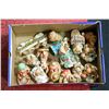 Image 1 : BOX OF ASSORTED BUNNY FIGURINES