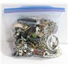 Image 1 : ZIPLOC BAG FULL OF ASSORTED JEWELRY