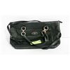 REPLICA COACH BLACK LEATHER PURSE W/ SHOULDER STRA