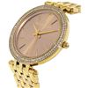 Image 3 : NEW MICHAEL KORS 39MM CHAMPAGNE DIAL CRYSTALS $340