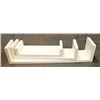 Image 1 : SET OF 3 WHITE FLOATING WALL SHELVES