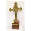 Image 1 : BRASS CROSS MANTEL DECOR PIECE