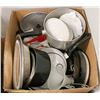 Image 1 : FLAT LOT OF ASSORTED POTS & PANS