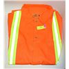 Image 1 : ORANGE ONE PIECE COVERALLS W/ REFLECTOR STRIPS