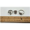 Image 3 : ESTATE LOT OF THREE .925 SILVER RINGS