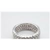 Image 2 : ESTATE .925 SILVER & CZ PAVE RING SIZE 4