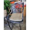 Image 3 : Mosiac Tabletop and Iron Patio Set