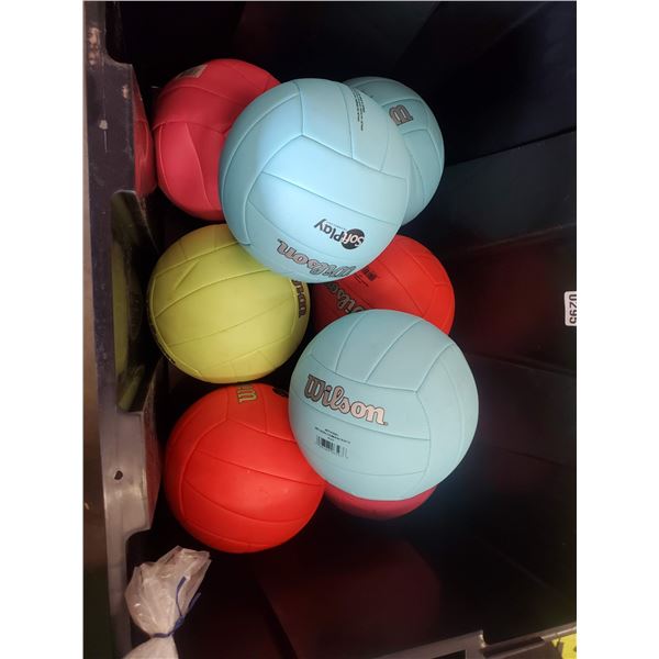 Volleyball Net and Balls