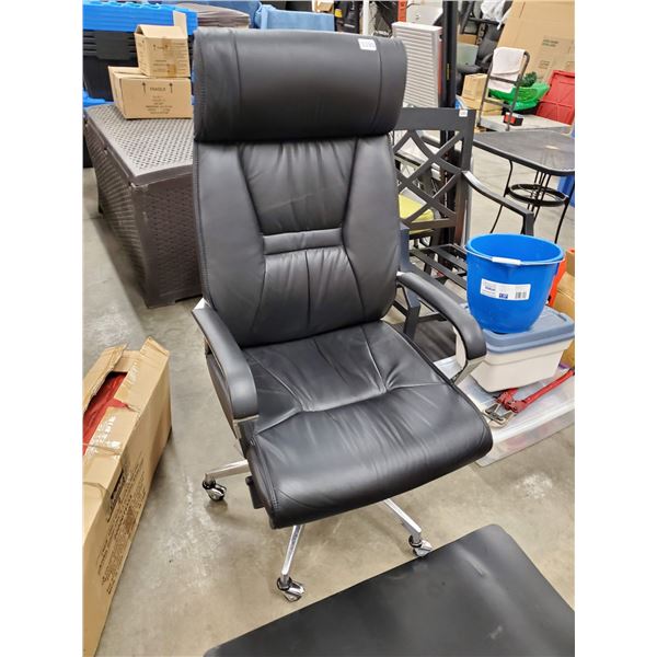 Leather Rolling Office Chair