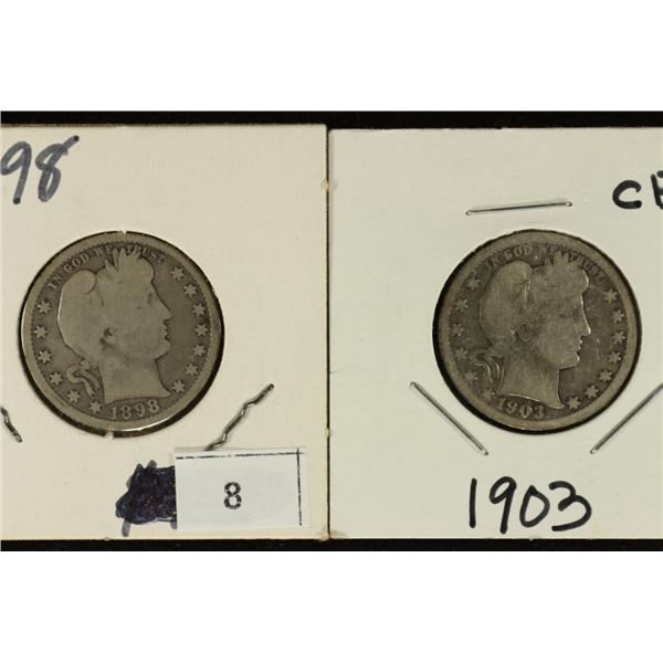 1898 & 1903 BARBER QUARTERS