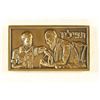 Image 1 : ISRAEL 1 1/4'' X 2 1/4'' BRONZE BAR. "TEFILLIN" BY