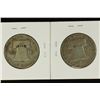 Image 2 : 1948 & 1952 FRANKLIN HALF DOLLARS