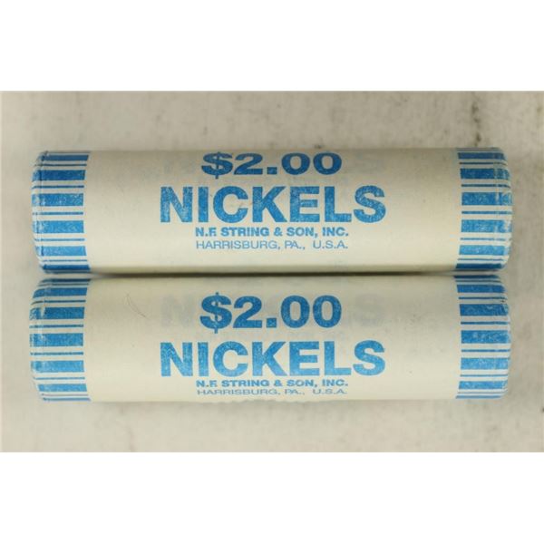 2-$5 ROLLS OF 2004-D LEWIS & CLARK KEELBOAT