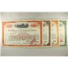 Image 1 : 4 ASSORTED VINTAGE RAILROAD STOCK CERTIFICATES