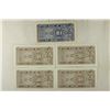 Image 2 : 5 PIECES OF KOREAN BILLS 10-JEON AND 4-50 JEONS