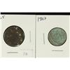 Image 1 : 1865 US TWO CENT PIECE & 1867 SHIELD NICKEL