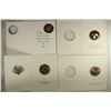 Image 2 : 4-FRANKLIN MINT HOLIDAY CARDS WITH 1 1/2'' BRONZE