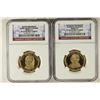 Image 1 : 2008-S ADAMS & JACKSON PRESIDENTIAL DOLLARS BOTH