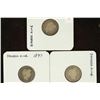 Image 1 : 1892, 1897 & 1906-D BARBER DIMES