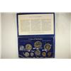 Image 1 : 1976 BARBADOS 8 COIN BRILLIANT UNC SPECIMEN SET