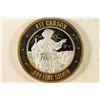 Image 2 : CASINO $10 SILVER TOKEN (UNC) KIT CARSON WITH