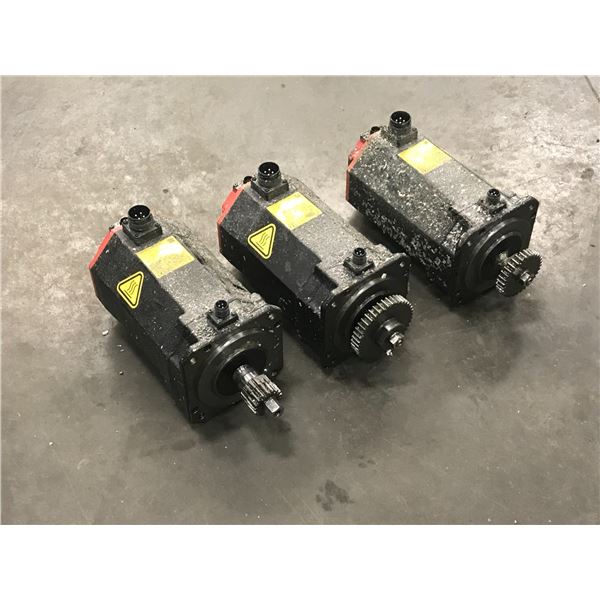 (3) Fanuc #A06B-2238-B605 Motor