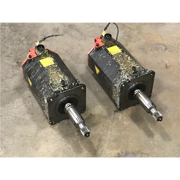 (2) Fanuc #A06B-2272-B605 Motor